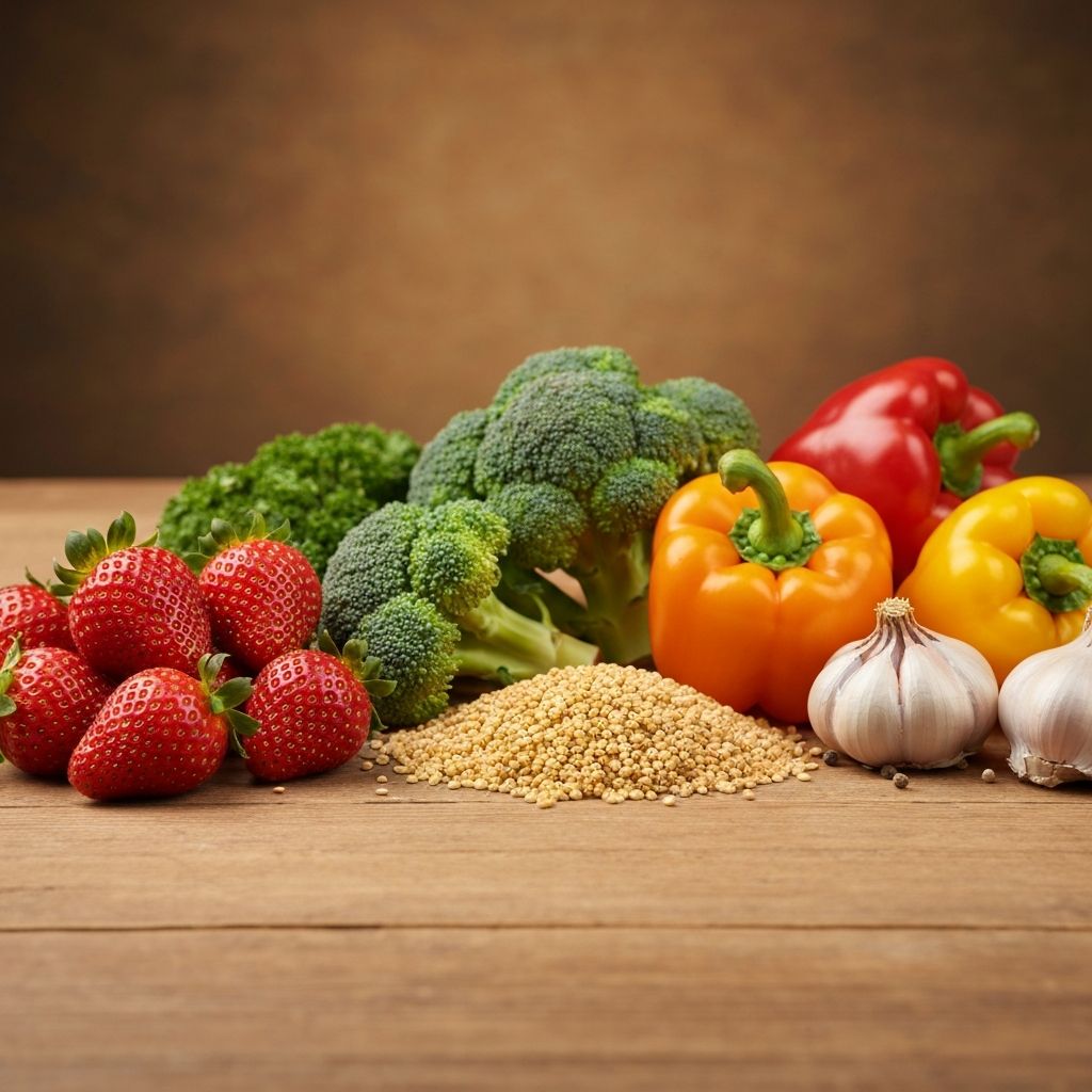 Fresh healthy food ingredients